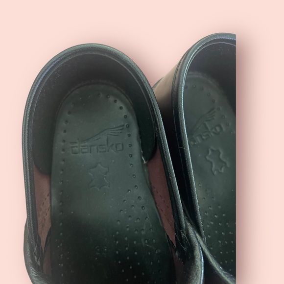 Dansko Professional Leather Maroon Burgundy Slip On Clogs 6​ - Picture 8 of 8